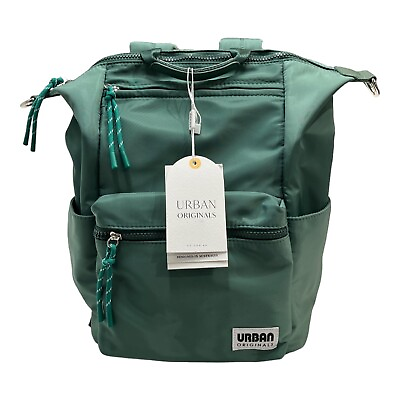 #ad Urban Originals Wild Horses Backpack Laptop Sleeve Bag Muti Pockets Green