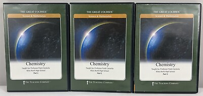 #ad The Great Courses Chemistry Part 1 2 and 3 Six DVD’s The Teaching Company