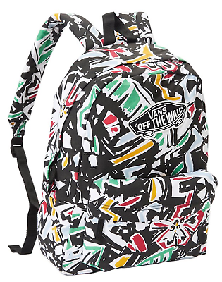 #ad Vans Backpack AbstractLetter OffTheWall Back To School Book Bag Unisex Fast Ship