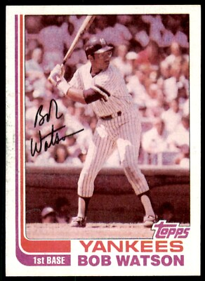 #ad 1982 Topps. Bob Watson . New York Yankees #275