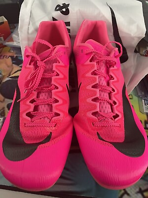 #ad Nike Zoom Rival Sprint Pink Track Spikes Size 12 DC8753 600 Brand New With Bag