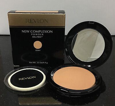 #ad Revlon New Complexion Powder Oil free Toast .35 Oz ¡As picture ¡RARE