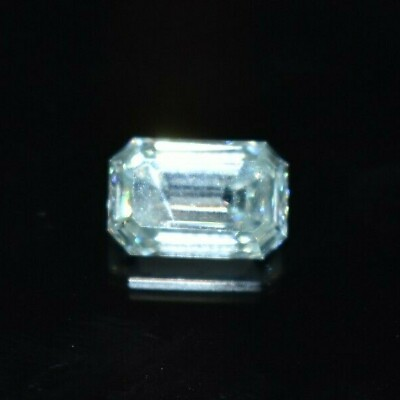 #ad White Diamond Asscher Cut VVS1 H Colour Loose 3.40 Cts Certified Rectangle