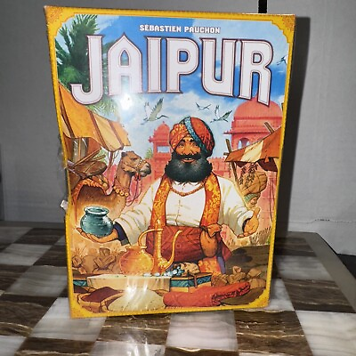 #ad Jaipur Strategy Game with Limited Edition Metal Coin 2019 Space Cowboys Box DMG