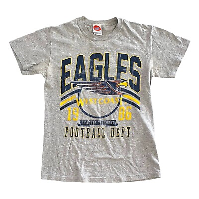 #ad West Coast Eagles Mens T Shirt AFL Retro Small