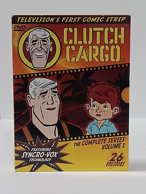 #ad Clutch Cargo The Complete Series: Volume 1 DVD 2005 3 Disc Set RARE OOP