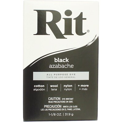 #ad #ad 6 Pack Rit All Purpose Powder Dye Black 1.125 oz