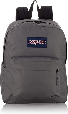 #ad Jansport Superbreak Graphite Gray Backpack Lightweight School BookBag