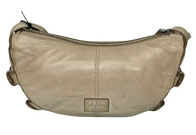 Frye amp; Co Sindy Crossbody Leather Bag Purse Handbag Buckle Bone Beige NWT NEW $54.99