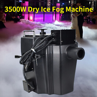 #ad Dry Ice Fog Machine 3500W Low Lying Fog Machine Stage Party Effect Wedding Event