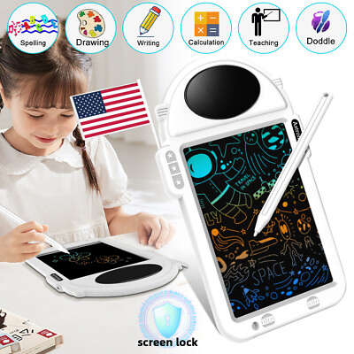 #ad Astronaut Magic LCD Drawing Tablet Kids Gift Doodle Pad Electronic Writing Board