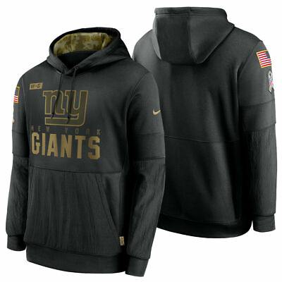 #ad New York Giants Authentic Nike Men#x27;s NFL Salute to Service Hoodie Black 3XL