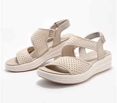 #ad Clarks Cloudsteppers Perforated Sandal Drift Fern Women#x27;s Select size amp; Color