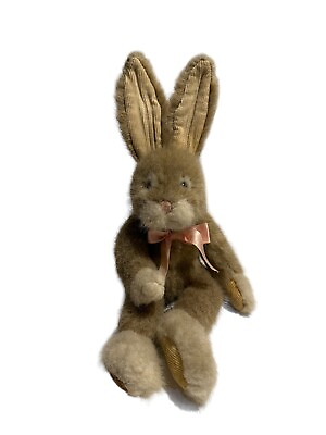 #ad Russ Hopscotch Bunny Rabbit Plush Easter Stuffed Animal Bendable Ears