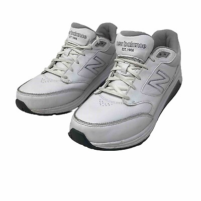 #ad New Balance 928V3 MW928WT3 Men’s Size 10.5 D White Low Top Walking Shoes Lace