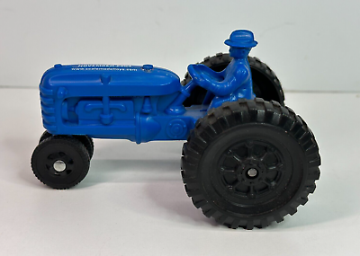 #ad Scale Model 2004 Toy Reproduction Plastic Tractor Blue collectible
