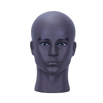 #ad Male Bald Mannequin Head Professional Cosmetology Face Makeup Doll Head for W...