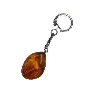 #ad Amber Stone keychain accessories gift for Luck and Well Beings
