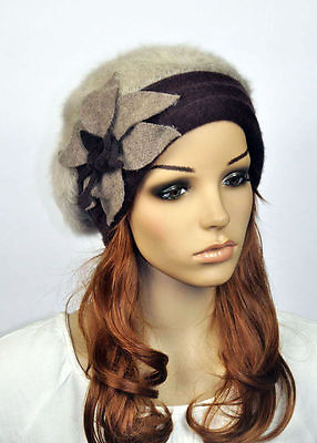#ad Cute Flower Wool Faux Rabbit Fur Fashion Women Winter Hat Beanie Cap Pick Color