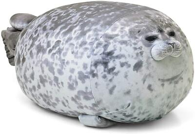 #ad Chubby Blob Seal PillowStuffed Cotton Plush Animal Toy Cute Ocean Medium 17....