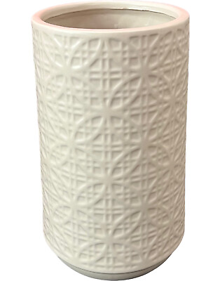#ad Texturized Sandish Gray Vase