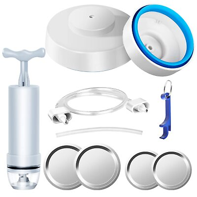 #ad Mason Jar Vacuum Sealer Jar Vacuum Sealer Kit for FoodSaver with Accessory H...
