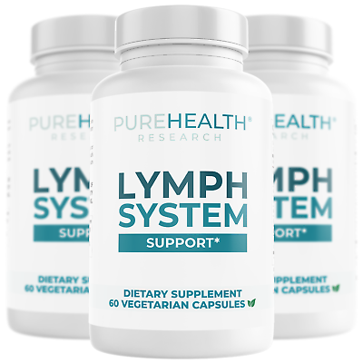 #ad Lymphatic Support Supplement To Reduce Swelling PureHealth Research x3