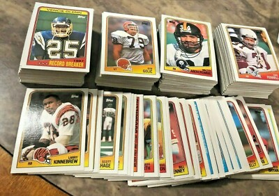 #ad 1988 Topps Football Cards Complete Your Set Part 1