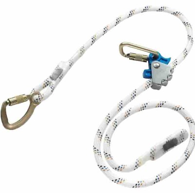 #ad SKYLOTEC ERGOGRIP SK16 POSITIONING LANYARD W Carabiner SAFETY PROTECTION 6#x27; NEW