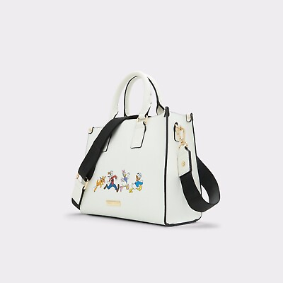 #ad ALDO X Disney Tote Crossbody BaG Handbag Minnie Mickey Mouse WHITE