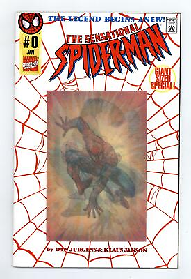 #ad Sensational Spider Man #0B Lenticular Red Web Variant FN 6.0 1996