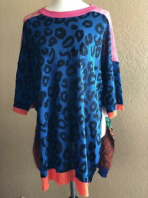 #ad Diesel Womens Colored M LEO Kimono Sleeves Pullover Sweater Size S $240
