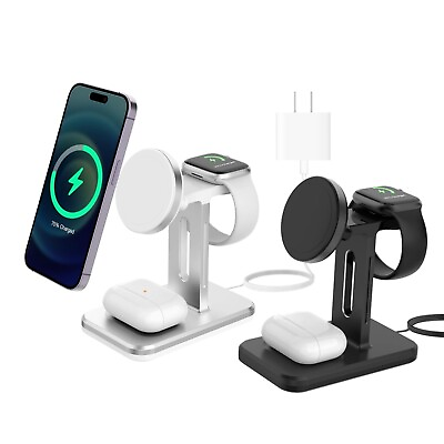 #ad Wireless Charger 3 in 1 Charging Station Fast iPhone Charging Station