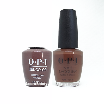 #ad OPI GelColor Gel Nail Lacquer Espresso Your Inner Self #GCLA04 0.5 oz