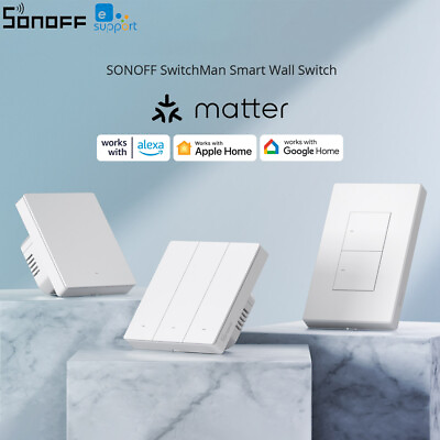 #ad SONOFF M5 Smart Wall Light Switch with Matter Works with Apple HomeAmazon Alexa