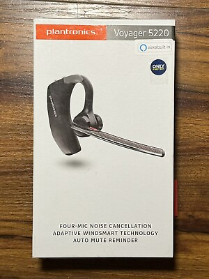 #ad GENTLY USED Plantronics Voyager 5220 Bluetooth Headset GREAT CONDITION
