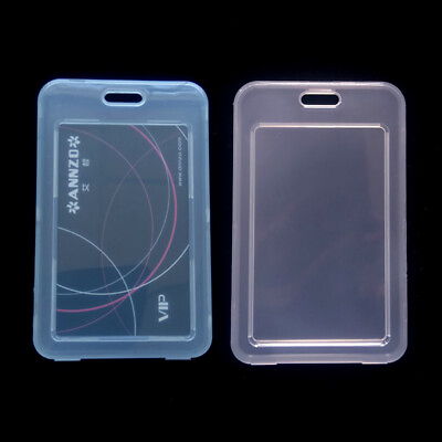 #ad Waterproof Transparent Card Cover Case Business Credit Cards Bank ID Card Sleeve