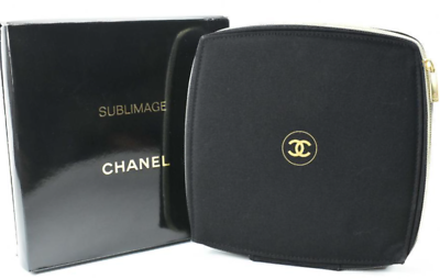 #ad Chanel Sublimage VIP Gift Pouch Jewelry Box Cosmetic Case Travel Case Clutch BIG
