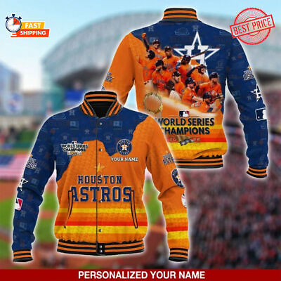 #ad Hot Fan Made Houston Astros Baseball Jacket Christmas 2023 Gift Baseball Lover
