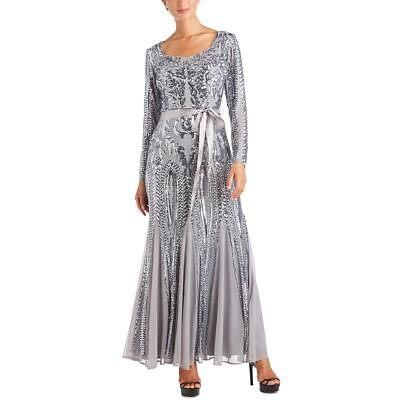#ad Ramp;M Richards Womens Godet Maxi Special Occasion Evening Dress Gown BHFO 2179