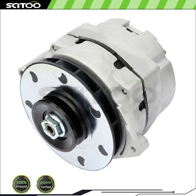 #ad SCITOO 140Amp High Output High Amp Alternator Fits Delco 12SI 1 Wire 7273 12