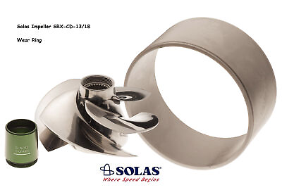 #ad Solas Sea Doo 4 Tec 215 Impeller SRX CD 13 18 With Wear Ring GTX RXP RXT Wake