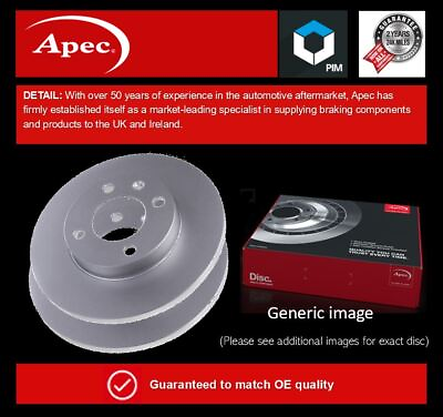 #ad 2x Brake Discs Pair Solid fits DODGE AVENGER 2.0D Rear 07 to 11 ECD 262mm Set