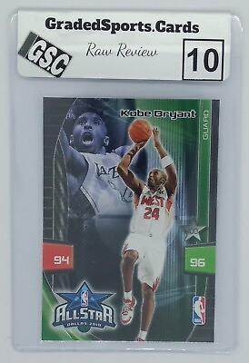 #ad 2009 Panini Adrenalyn XL All Star Promo Kobe Bryant Raw Review Graded GSC 10