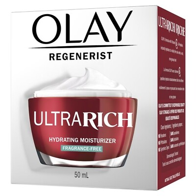 #ad Olay Regenerist Ultra Rich Hydrating Moisturizer Fragrance Free 1.7oz 48g NIB