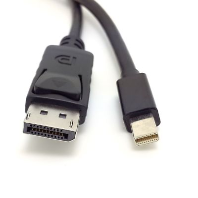 #ad 1.8M Mini DP Display Port to DisplayPort Male Cable Lead for Macbook Air Dell