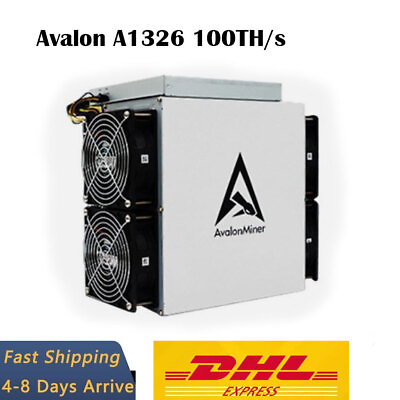 #ad Canaan Avalon A1326 100T Bitcoin ASIC Crypto Miner