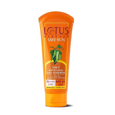 #ad 1X Lotus Herbals Tinted Sunscreen SPF 40 Cream safe sun 50gm