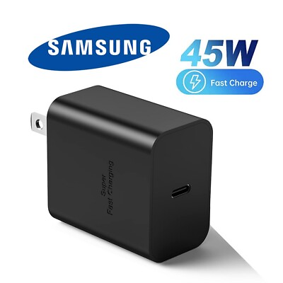 #ad Original Samsung T4510 45W PD Super Fast Power Adapter Wall Charger Ver. 2023