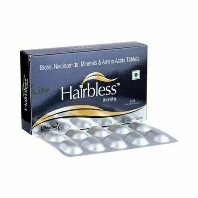 #ad 30 Tablets Hairbless Natural for Total Hair Care